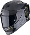 Moto přilba SCORPION EXO-R1 EVO CARBON AIR CYNERGY černo/fluo žlutá