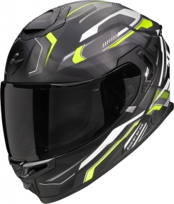 Moto přilba SCORPION GT EXO-GT SP AIR AUGUSTA matná černo/šedo/fluo žlutá