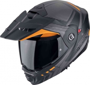 Moto přilba SCORPION ADX-2 LEWIS matná černo/oranžová