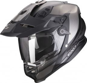 Moto přilba SCORPION ADF-9000 AIR TRAIL matná černo/stříbrná