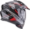 Moto přilba SCORPION ADF-9000 AIR FEAT černo/stříbrno/červená