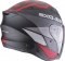 Moto přilba SCORPION EXO-230 BAND matná černo/červeno/stříbrná