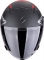 Moto přilba SCORPION EXO-230 BAND matná černo/červeno/stříbrná