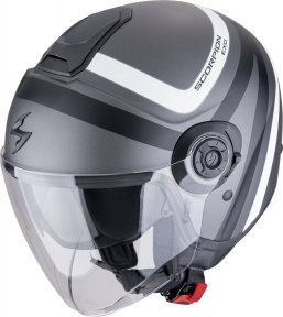 Moto přilba SCORPION EXO-CITY II RIVA matná stříbr