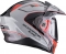 Moto přilba SCORPION ADX-2 KAMPS šedo/červená Moto přilba SCORPION ADX-2 KAMPS šedo/červená
